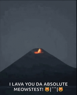Volcano Eruption Lava You Message GIF
