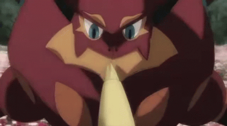 Volcano Eruption Pokemon Anime Volcanion GIF