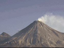 Volcano Eruption Smoke Ash GIF