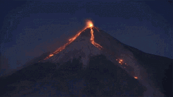 Volcano Eruption Volcán De Fuego Guatemala  GIF
