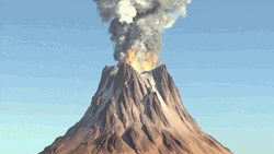 Volcano Fire Eruption