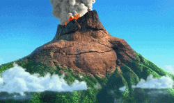 Volcano Laughing Disney GIF