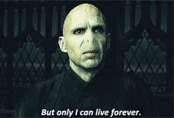 Voldemort Can Live Forever GIF
