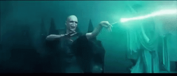 Voldemort Cast Lighting Chain GIF