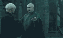 Voldemort Hugged Draco Malfoy GIF