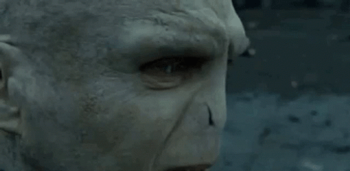 Voldemort Shocked About What Happen GIF