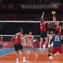 Volleyball Attack Tokyo Olympics