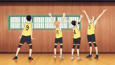 Volleyball Players Arms In The Air GIF