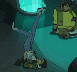 Voltron Exercise Leg Anime GIF