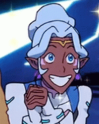 Voltron Princess Allura Sparkling Anime GIF