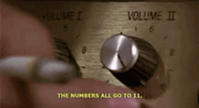 Volume I And Volume Ii Knobs Are Being Adjusted By Someone GIF