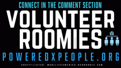 Volunteer Roomies Power People GIF