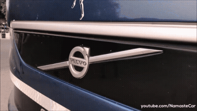 Volvo Logo Close Up GIF