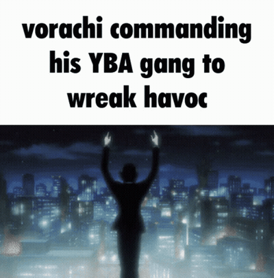 Vorachi Commanding His YBA Gang To Wreak Havoc Poster GIF