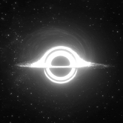 Vortex With Black Center In Space GIF