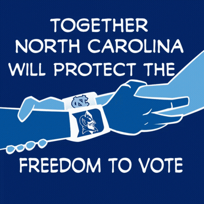 Vote For North Carolina Poster GIF