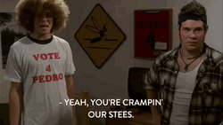 Vote For Pedro Adam DeVine Workaholics Parody GIF