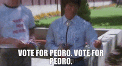Vote For Pedro Napoleon Dynamite Campaigning GIF