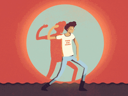 Vote For Pedro Napoleon Dynamite Cartoon Dance GIF