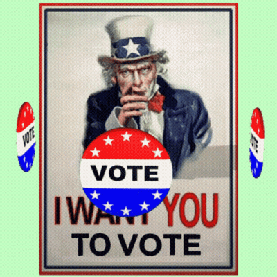 Vote I Want You To Vote Poster GIF