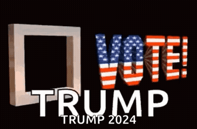 Vote Trump 2024 Sign With Check Mark GIF