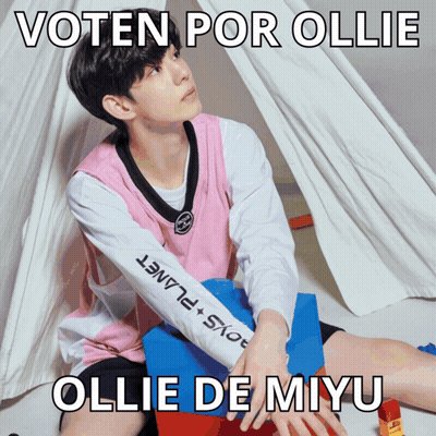 Voten Por Ollie Ollie De Miyu Poster Boy In Pink Vest GIF