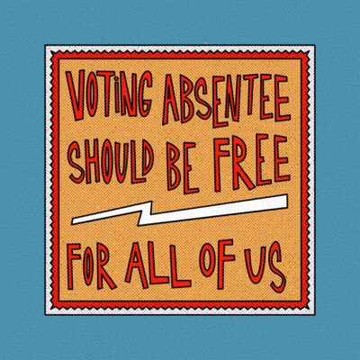 Voting Absentee Should Be Free For All Of Us GIF