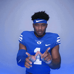 W Hand Sign Football GIF
