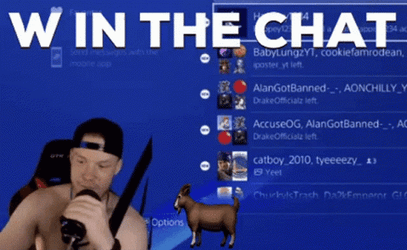 W In The Chat Redmamba  GIF