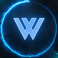 W Logo Blue Energy GIF