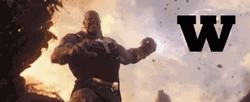 W Thanos Avengers Infinity GIF