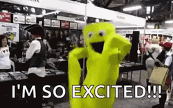 Wacky Waving Inflatable Tube Man I'm So Excited GIF