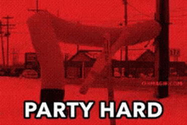Wacky Waving Inflatable Tube Man Red Party Hard GIF