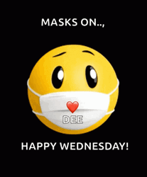 Wacky Wednesday Masks On Emoji GIF