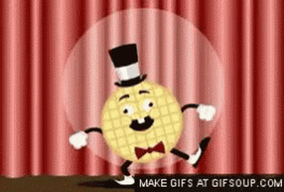 Waffle In Top Hat And Bow Tie Asking Do You Like Waffles GIF