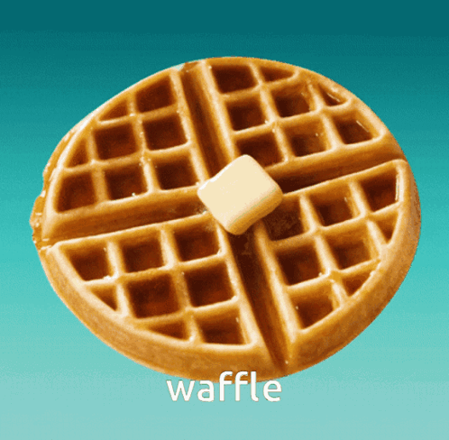 Waffle With Butter GIF