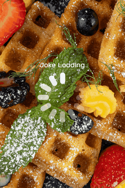Waffle With Powdered Sugar And Berries GIF