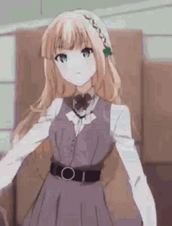 Waifu Pretty Anime Girl Dancing GIF