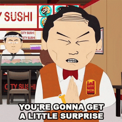 Waiter Saying You're Gonna Get A Little Surprise GIF