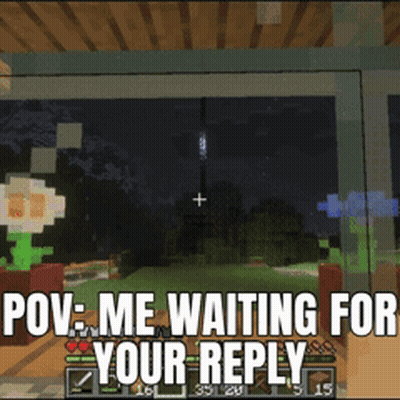 Waiting For Your Reply POV GIF