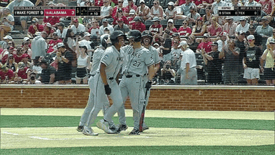 Wake Forest Vs Alabama Baseball Score 3 To 0 GIF