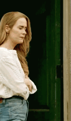 Walk Away Lady In White Top GIF