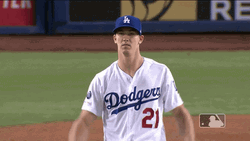 Walker Buehler Hands Up  GIF