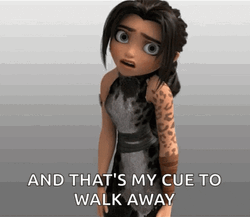 Walking Away Eep The Croods GIF