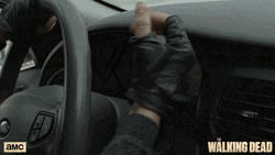 Walking Dead Season 8 Car Hit GIF