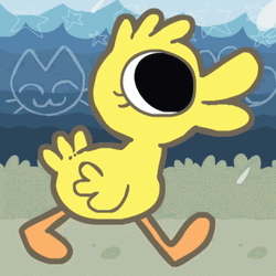 Walking Duck Shmorky Rainy Day GIF