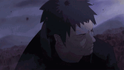 Walking Obito Uchiha In Battefield GIF