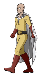 Walking Saitama Anime GIF