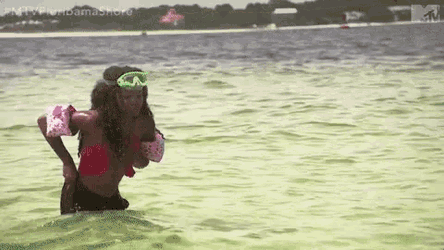 Poolside Walking In Bikini GIF 500 889 Bikini GIFDB