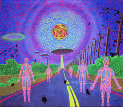 Walking Through Acid Trip GIF